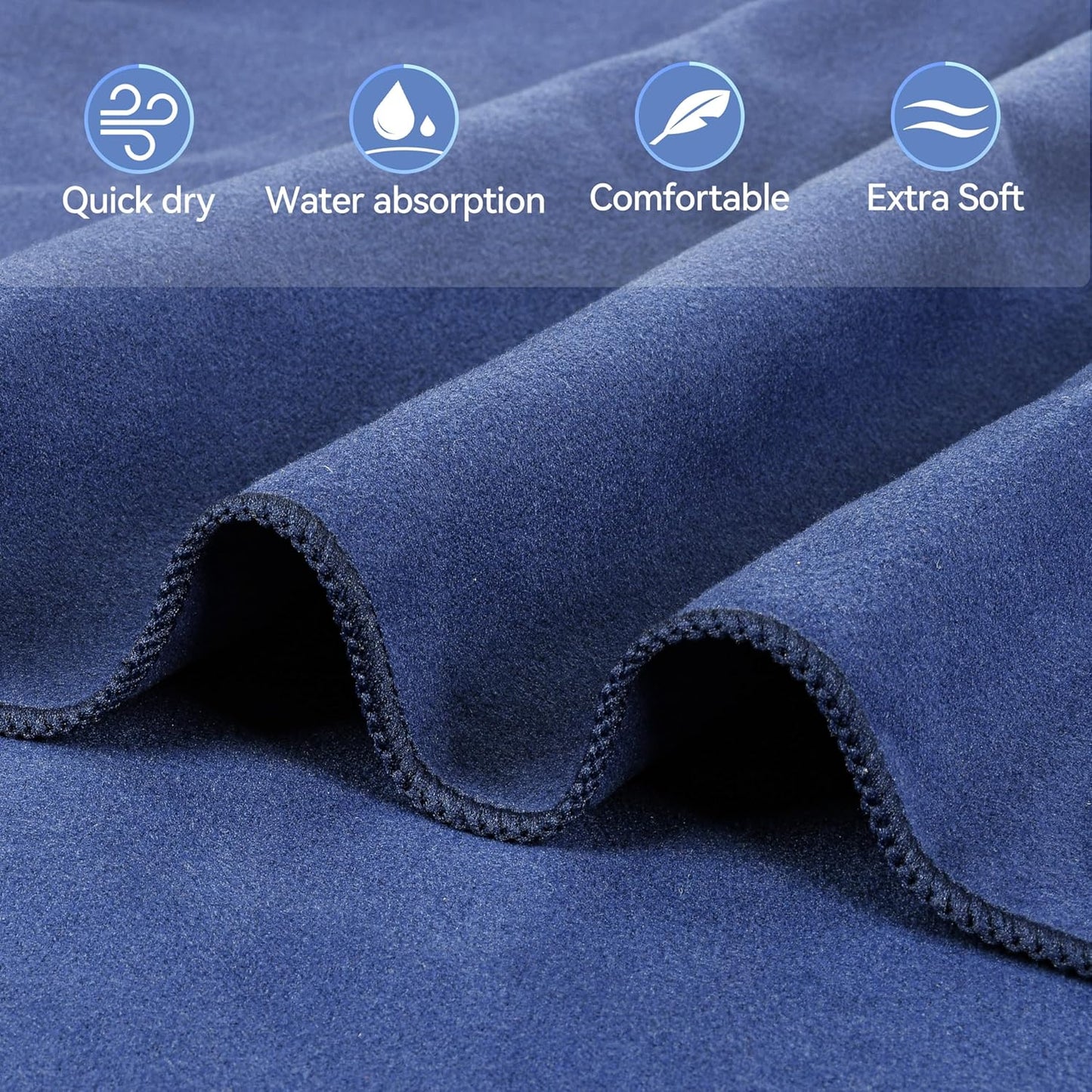 🎉Summer Hot Sale🎁Sun Lounger Towel in Bag with Pockets Storage