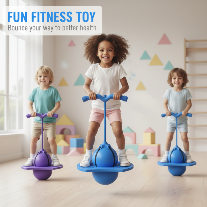 Vitality Fitness Bouncing Ball - Ignite Wild Energy and Master Every Jump with Rock-Solid Confidence