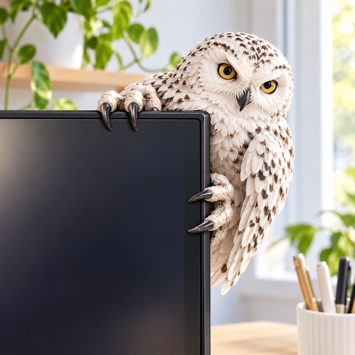 🐾 Peek-A-Boo Monitor Buddies™ – Cute Animal Screen Corner Decor