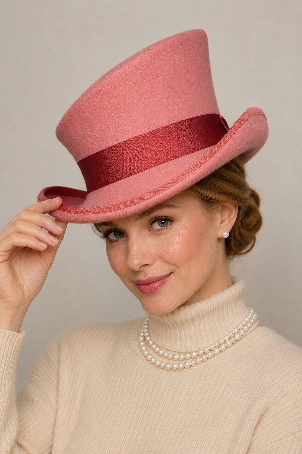 🎁20% OFF - Asymmetric wool  top hat