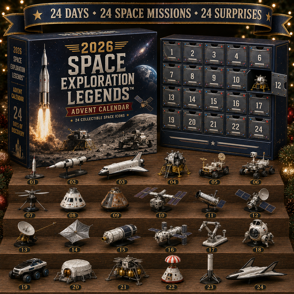 ✈2026 Space Exploration Legends Advent Calendar