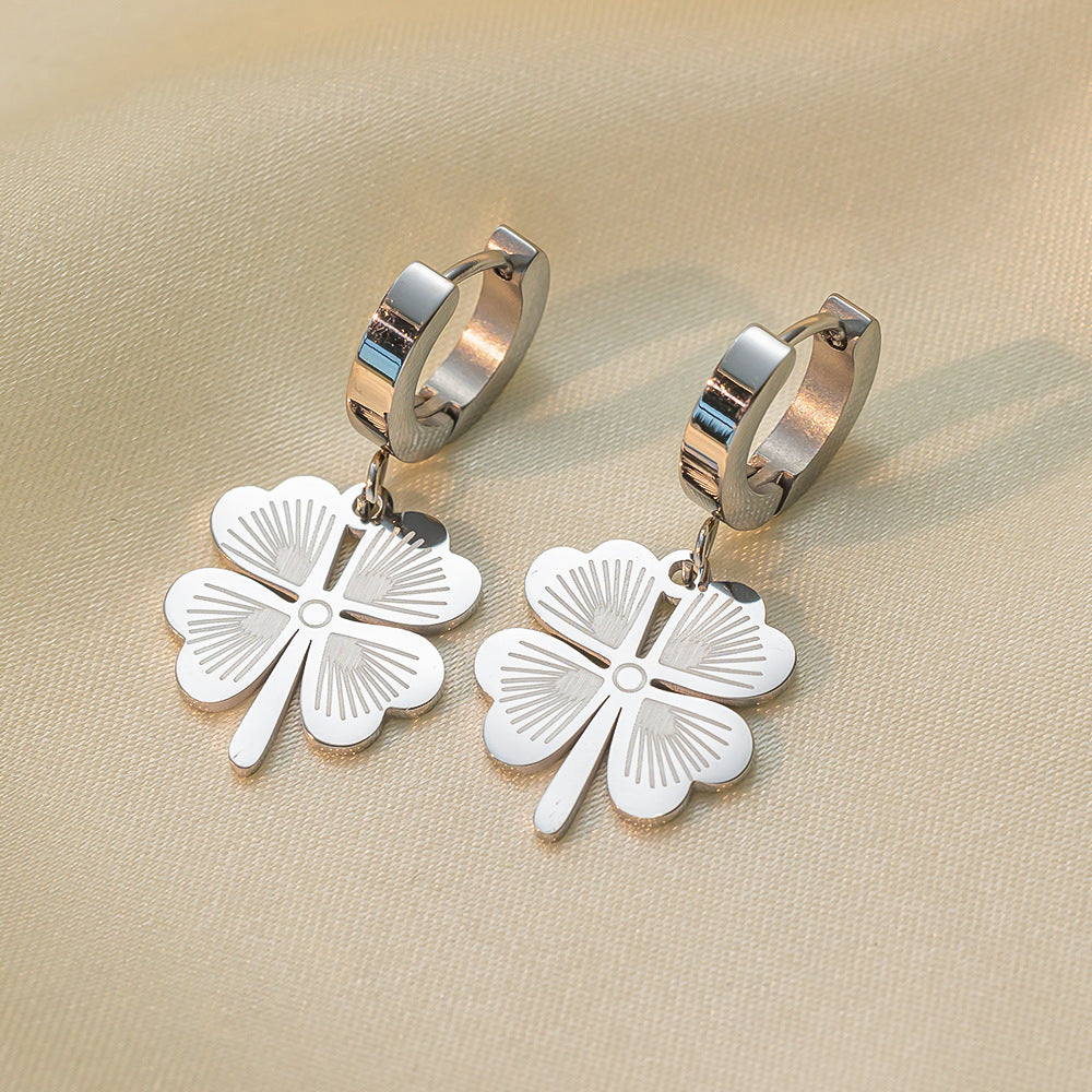 Gold Plated Lucky Clover Necklace