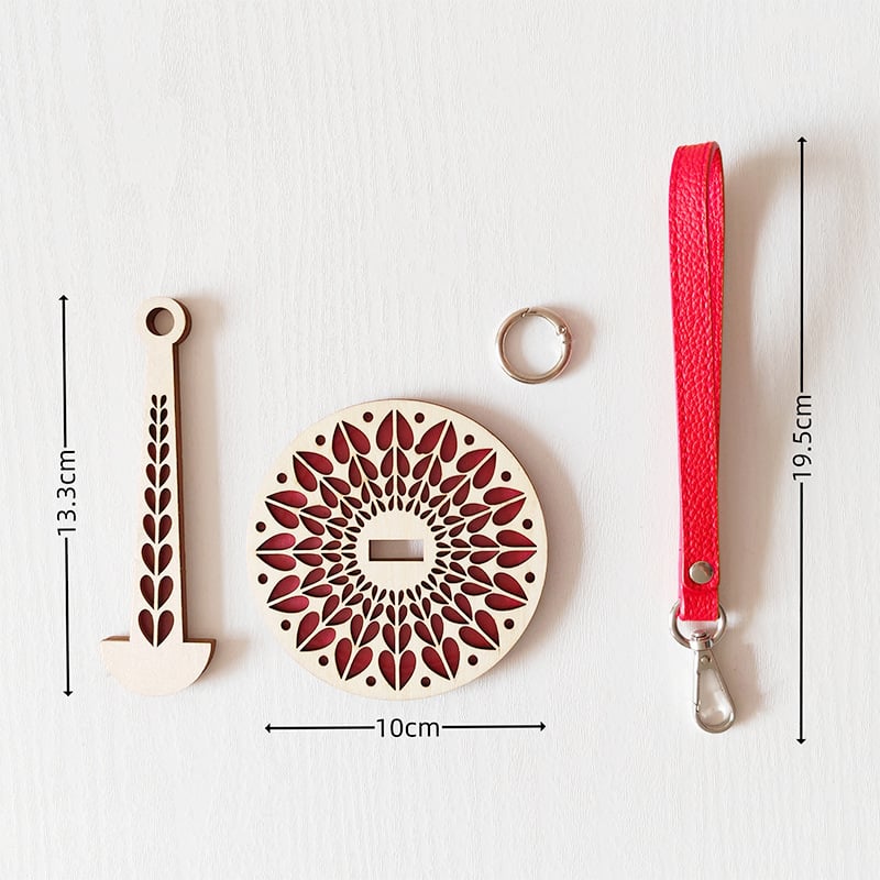 🔥Wooden Portable Yarn Holder - The Perfect Tool for Crochet Enthusiasts