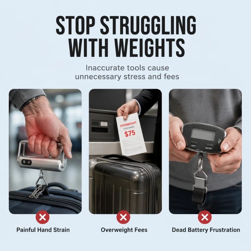 🔥HOT SALE🔥⏰Digital Handheld Luggage Scale