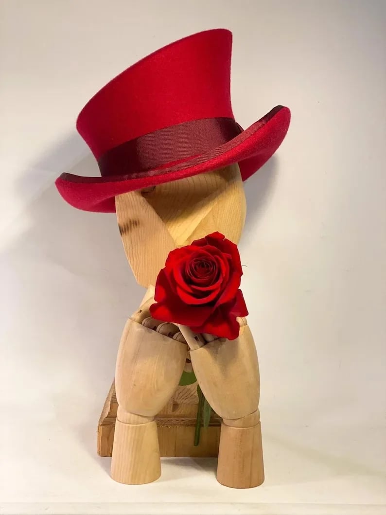 🎁20% OFF - Asymmetric wool  top hat