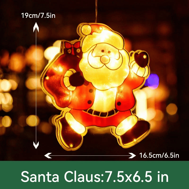 🎄Christmas Window Hanging Lights 🌟