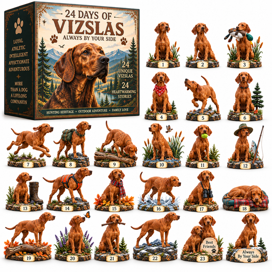 🐾 24 Days of Vizslas — Always By Your Side