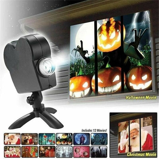 💀 2025 New Upgrade Halloween/Christmas Holographic Projection