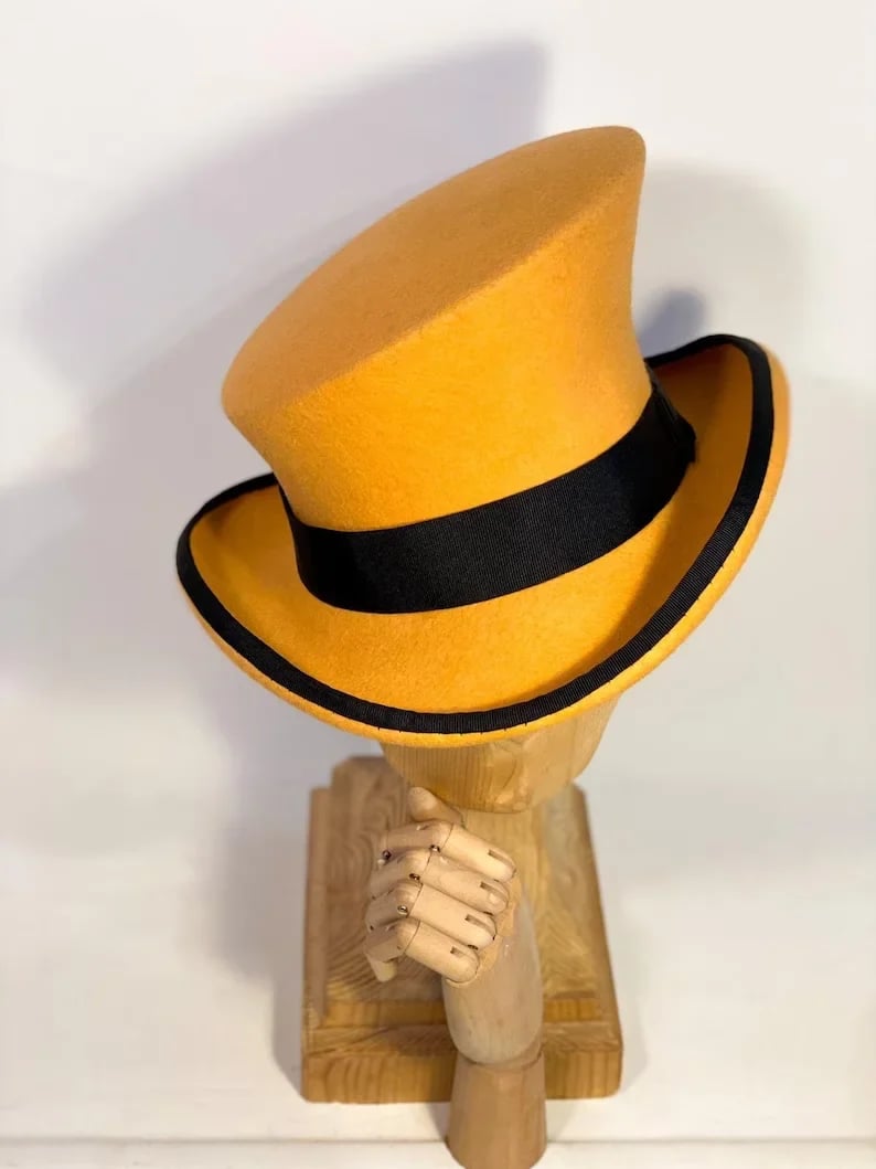 🎁20% OFF - Asymmetric wool  top hat