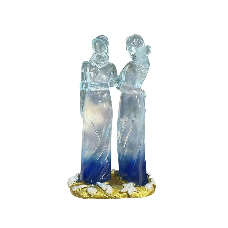 👩🏻‍🤝‍👩🏻Sisters by My Side, Celebrates Friendships Three Sisters Sculpture🎁Thanksgiving Day, Christmas, birthday gifts
