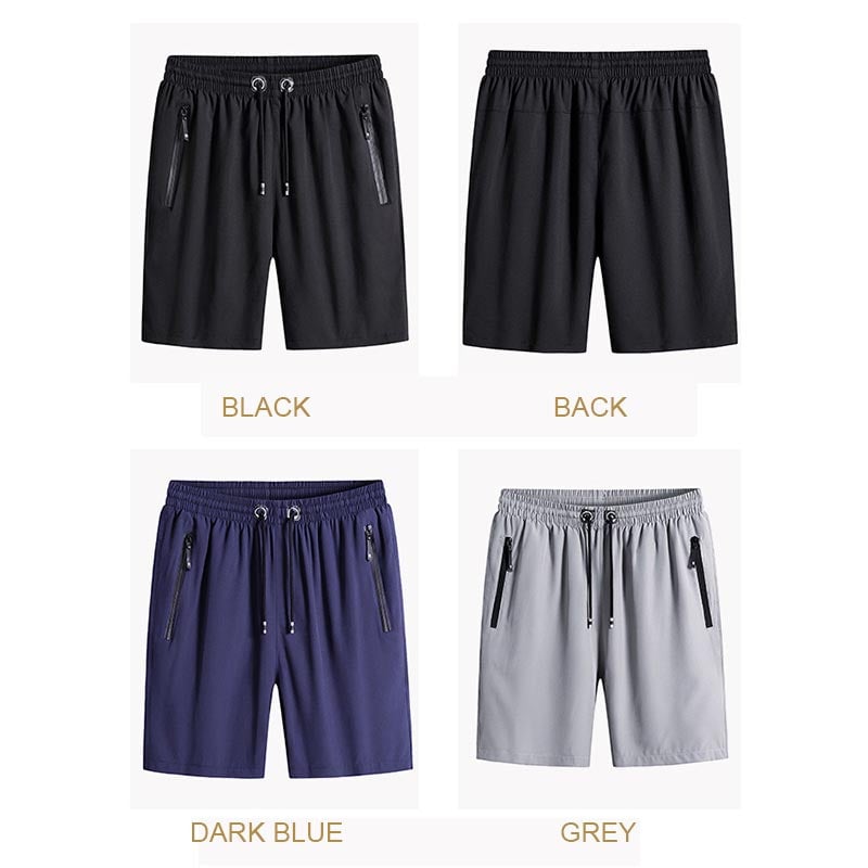 🔥Men's Plus Size Ice Silk Stretch Shorts