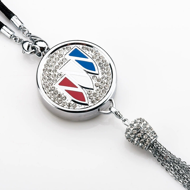 Rearview Mirror Diamond Perfume Pendant
