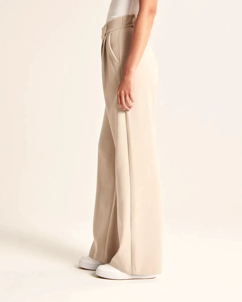 Wide-Leg Tailored Pants - Buy two and get free shipping!