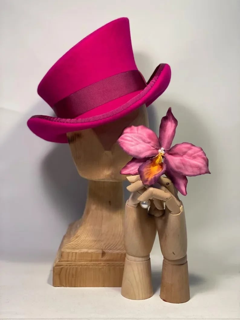 🎁20% OFF - Asymmetric wool  top hat