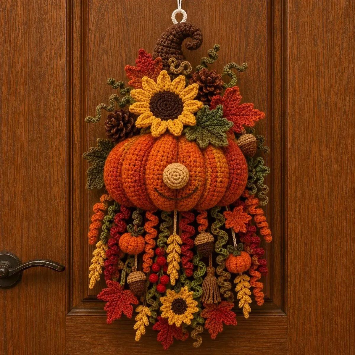 🎉🧶 DIY Dimensional Seasonal Crochet Door Hanger Kit Collection | Coordinated Yarn, Filling, Accessories & Step-by-Step Instructions Included 💕