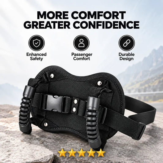 🏍️ Motorcycle Passenger Safety Grip – Rider-Worn Handle for More Comfortable & Confident Rides