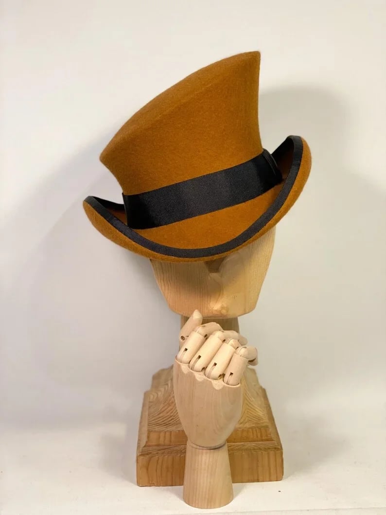 🎁20% OFF - Asymmetric wool  top hat