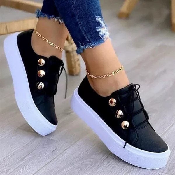 💓WOMEN'S SUPER COMFORTABLE LEATHER SHOES WITH A ROUND TOE - Buy two and get free shipping!