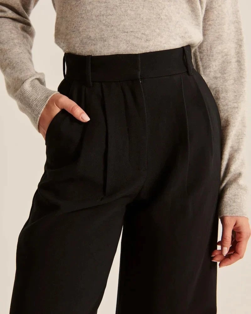 Wide-Leg Tailored Pants - Buy two and get free shipping!