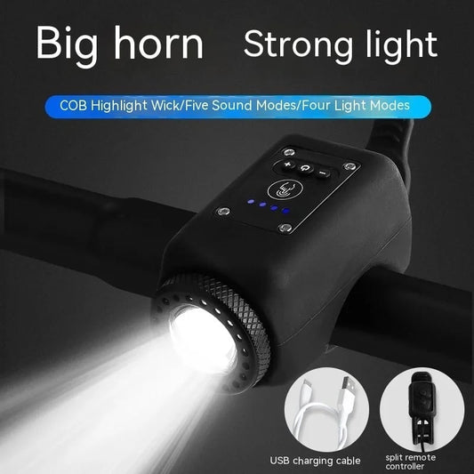 🚲Bicycle Night Riding Front Lights USB Charging Horn - Buy two and get free shipping!