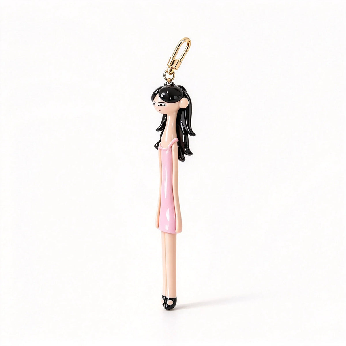 👗 Cute Fashion Girl Doll Bag Charm Keychain