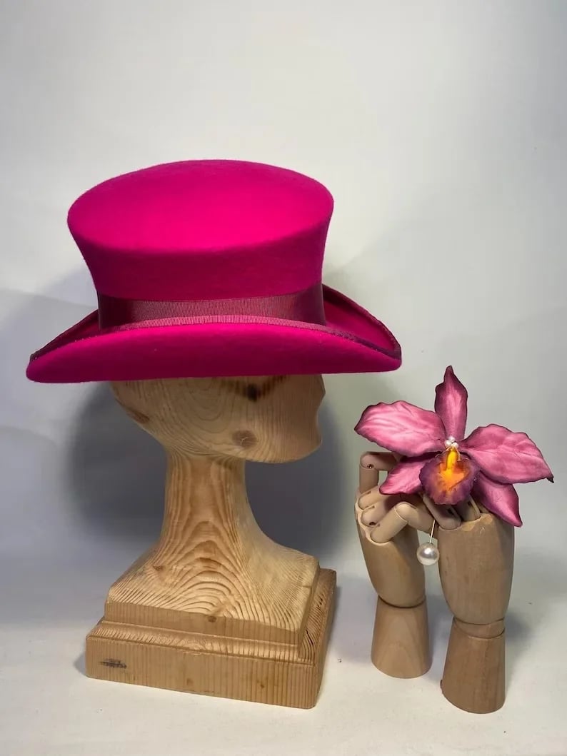 🎁20% OFF - Asymmetric wool  top hat
