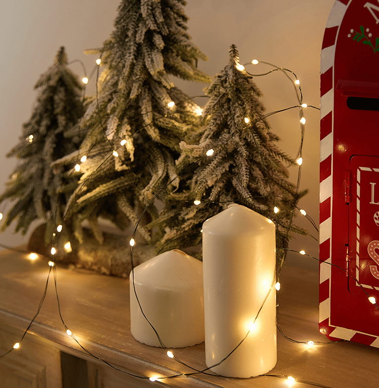 Christmas Tree LED Light String Christmas Atmosphere Decoration Lights
