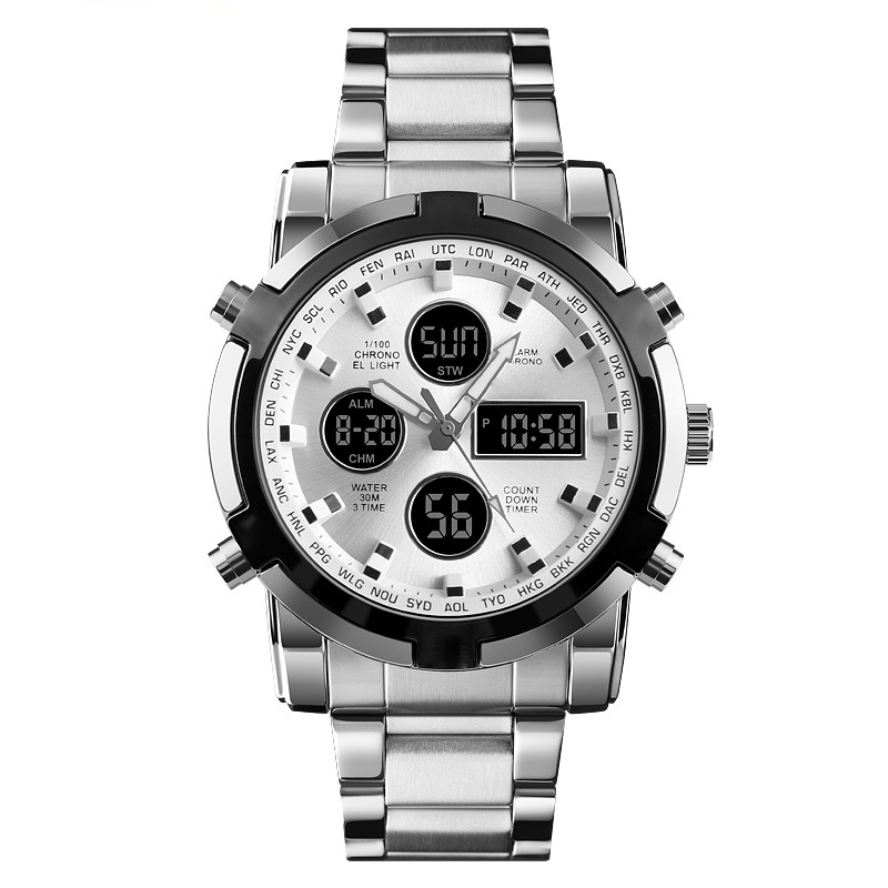 ⏰Men's Waterproof Military Analog-Digital Watches