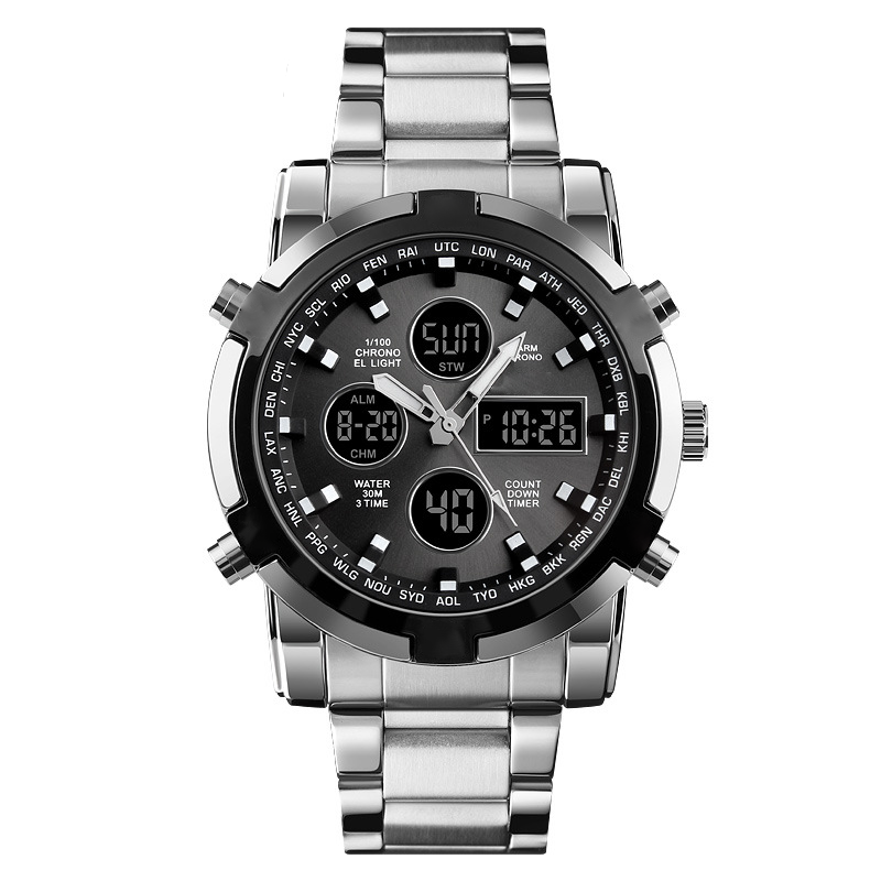⏰Men's Waterproof Military Analog-Digital Watches