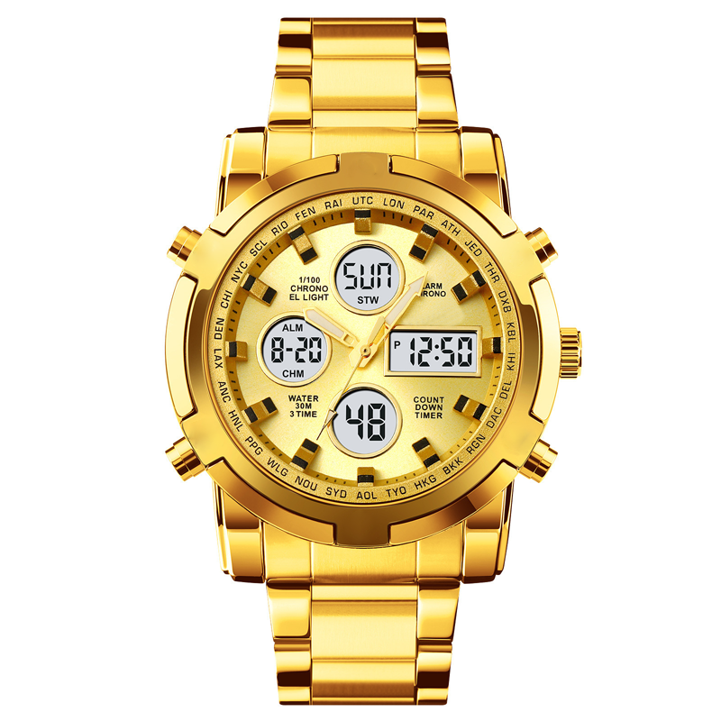 ⏰Men's Waterproof Military Analog-Digital Watches