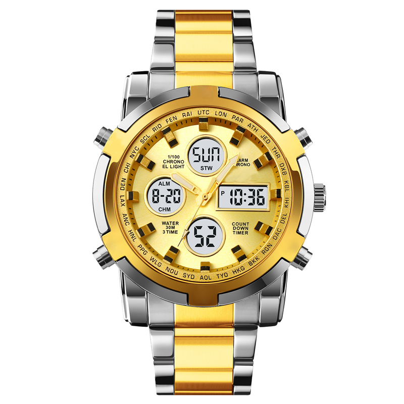 ⏰Men's Waterproof Military Analog-Digital Watches