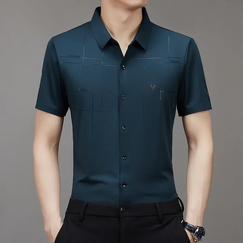 🔥MEN'S ICE SILK BUSINESS SHIRT(BUY 2 FREE SHIPPING)