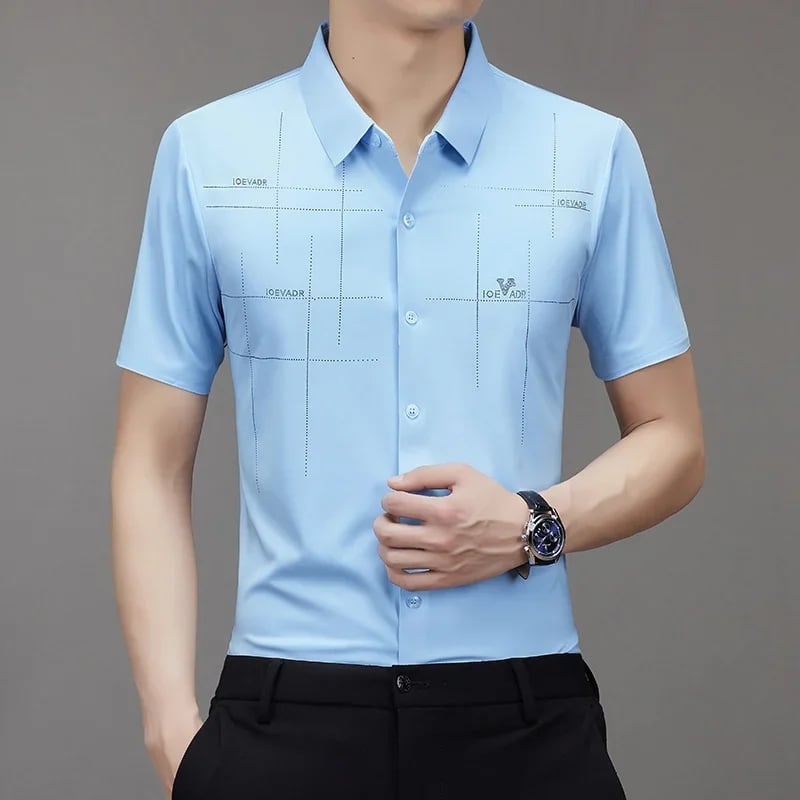 🔥MEN'S ICE SILK BUSINESS SHIRT(BUY 2 FREE SHIPPING)