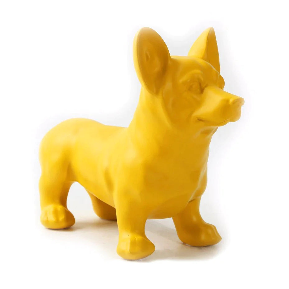 Corgi Graffiti Painted Statue