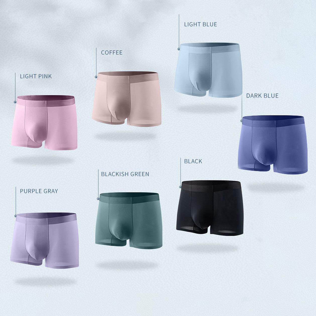 (Summer Promotion) Breathable Ice Silk Men's Underwear - Buy 1 get 2 free, 3-pack!