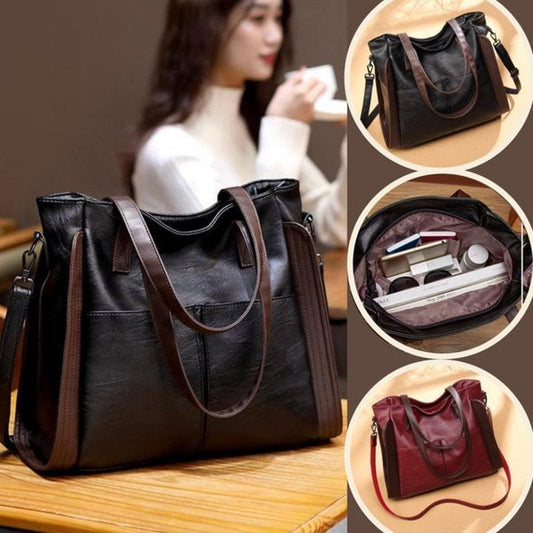 Large capacity single shoulder simple tote bag